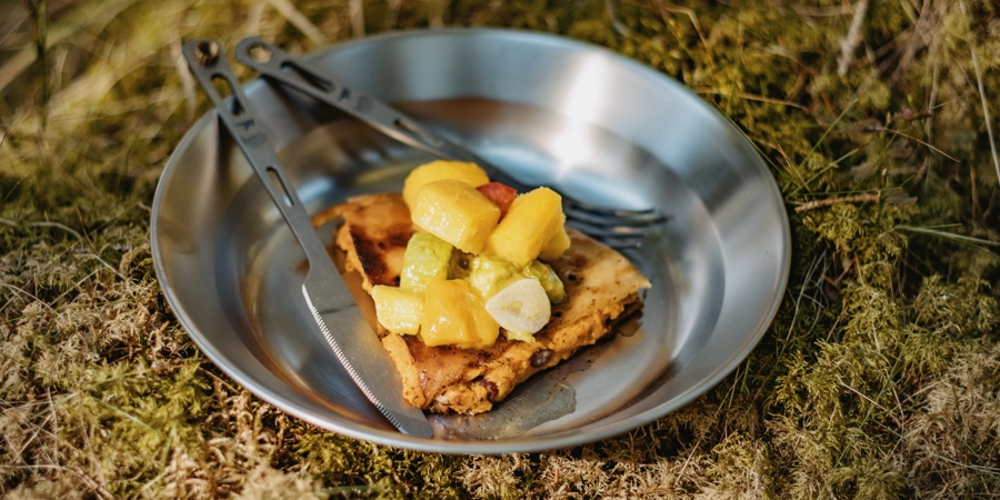 Quesadillas med bönröra och ost