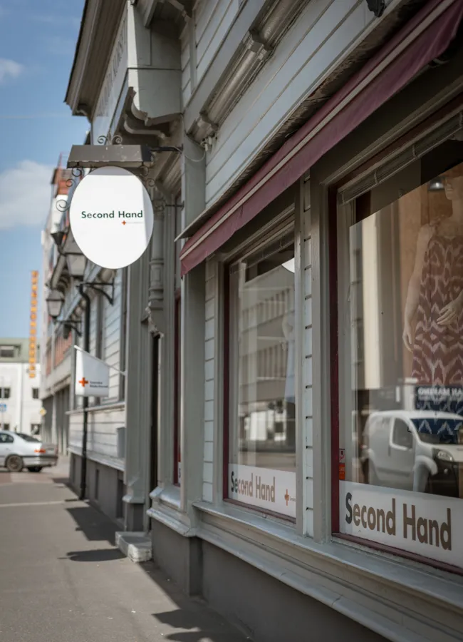 Exteriör från Röda korset